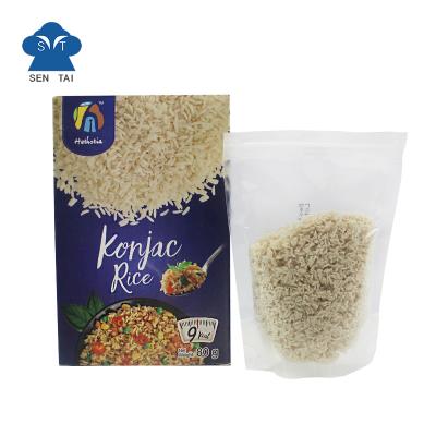 China GMO Instant Low Rice and Konjac Shirataki Instant Foods Carburetor Free Rice for sale