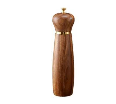 China New Design Viable Wood Top Salt And Pepper Mill Ring Salt And Pepper Mill Pepper Grinder For Home And Kitchen for sale