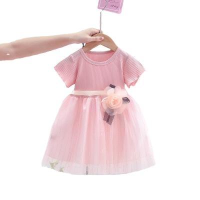 China JL Style Lolita 0-5 Years Girls Dress Toddlers Spring Summer Shorts Sleeve Baby Cotton Dresses Girl's Clothing for sale