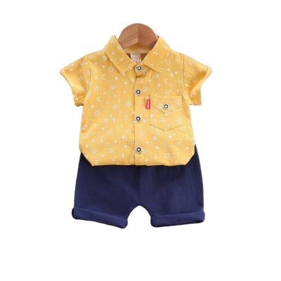 China 0-5 Years Old Boys Toddlers Lolita Style JBB Spring Shorts Sleeve Summer 2 Pieces Children Clothing Kid Shirt Loveful for sale