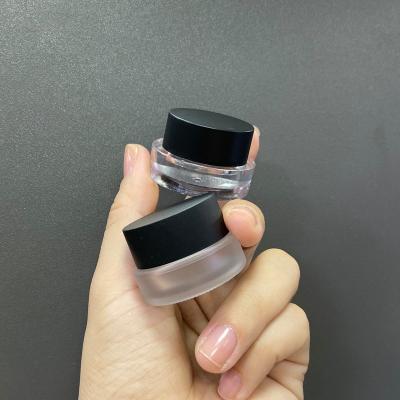 China Small mini matte jar nail makeup jar mini powder glitter eyeliner gel jar small bottle with lid for sale