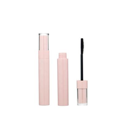 China Mascara Tube With Double-Wall Cover No Logo Low MOQ Ready To Ship Pink Empty Mascara Tube Broken Hair To Refresh Cream Stick With Silicone Brush In Stock 12ml for sale