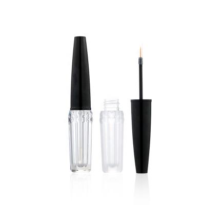 China Eyelash Growth Serum With Brush New Design Diamond Clear Eyelash Glue Eyeliner Private Label Bottle Slim Plastic Empty Liquid Eyeliner Tube With Brush for sale