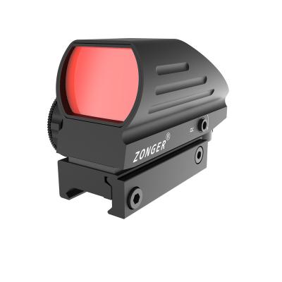 China Red & Green Dot Sight Adjustable Reflex Sight with Removable Picatinny Rail Multicoated Lenses 1MOA 5 Brightness 4 Recticles for sale