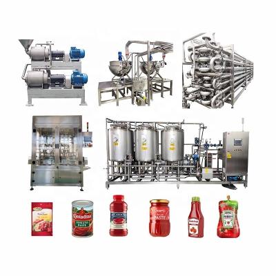 China Machinery repair shops processing line ketchup machine tomato jam puree tomato sauce turnkey line factory for sale