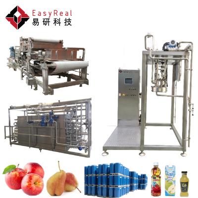 China Processing Line Industrial Complete Processing Line Plant Fruit Juice Apple and Pear Juice Equipment Plant for sale