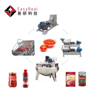 China Factory Small Capacity Tomato Sauce Making Machine Tomato Ketchup Sachet Production Line Made in China for sale