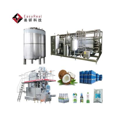 China Factory Design Professional Machine To Make Coconut Milk Coconut Water Aseptic Filling Factory Processing Line for sale