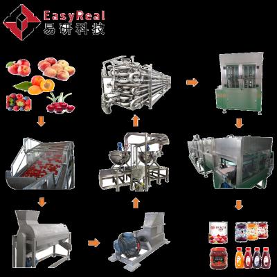 China Making block series high quality fruit jam making machine fruit production line jam production line for sale for sale