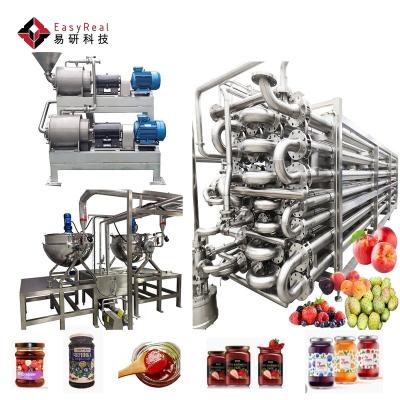 China Commercial Turn Key Solution Apple Pear Berry Passion Fruit Jam Paste Processing Equipment Manufacturer Customized Production Line for sale