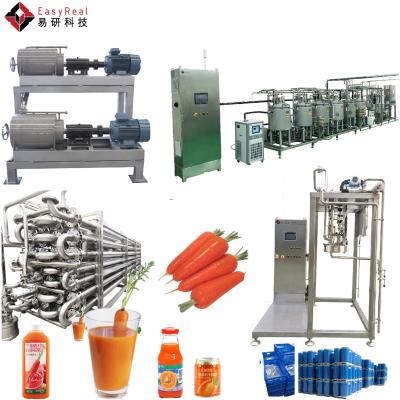 China Factory Hot Sales High Cost Performance Carrot Pulp Processing Plant Juice Beverage Producing Line Machinery Fruit Production for sale