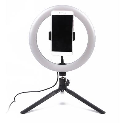 China Mini Waterproof Selfie Video Lights Studio Led Ring Light, Beauty Sufficiency Phone Circle Ring Light for sale