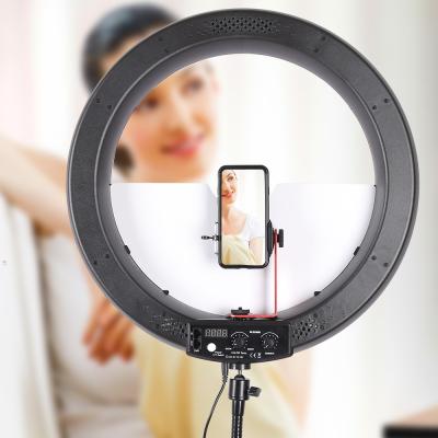 China 2022 Popular 18inch HANDHELD Ring Light Dimmable Photography Light LED Ringlight for sale