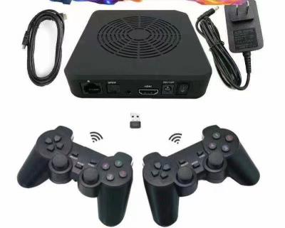 China Support Multi Players 4K Ultra HD Arcade Game Console WIFI Video Item With 8000 Retro Classic Games With Wireless Dual Controller Game Console for sale