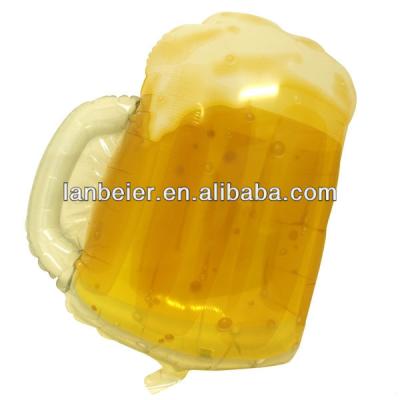 China Promotional Promotional Toy Aluminum Foil Beer Balloon for sale