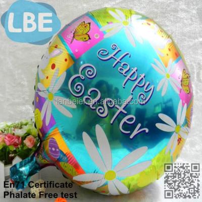 China Easter balloon paty balloon wholesale 18 inch Easter decoration foil for sale