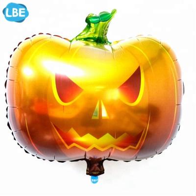 China Promotional Toy Halloween Pumpkin Shape Foil Balloons for sale