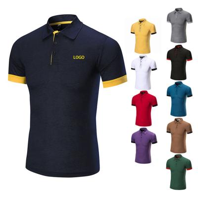 China Wholesale Plain Anti-wrinkle High Quality Casual Golf Simple Logo Custom Men's Polo Shirts Polyester Mens Designer Polo Shirts T-shirt for sale