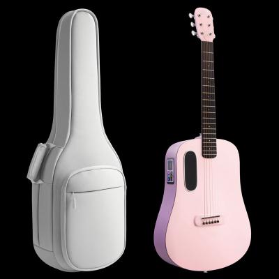 China Acoustic guitar 36 inch smart electric acoustic guitar for travel and education carbon fiber guitar for sale