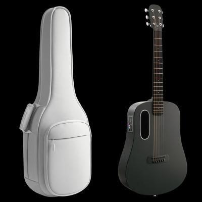 China 2021 Folk Cheap Smart Acoustic Guitar Carbon Fiber Guitar Set Electric Acoustic Guitar for sale