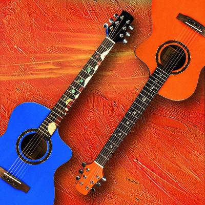 China Music folk guitar 41 inch 36 inch beginner acoustic guitar advanced performance box electric guitar for sale