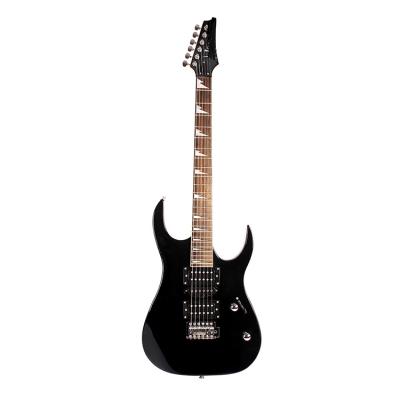 China Factory Price High Quality Black Basswood OEM Electric Guitar for sale