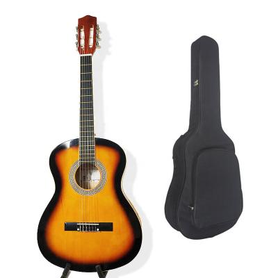 China Cheapest Factory Size Handcrafted Classical Guitars Factory Classic Classical Musical Instrument Guitar for sale