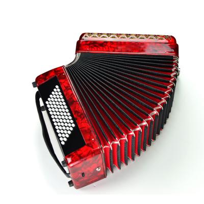 China Solid Wood + Engineering ABS Popular Musical Instrument 34 Master Beginner Piano Accordion for sale