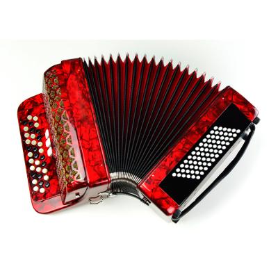 China Factory direct sale of ABS solid wood + engineering 34 key low 72 button accordion for sale