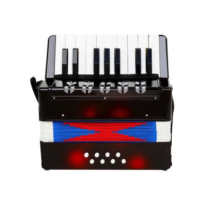 China Key Accordion Kids Accordion Instrument Plays 17 Keys Button Small Accordion For Boys And Girls Keyboard Instrument for sale