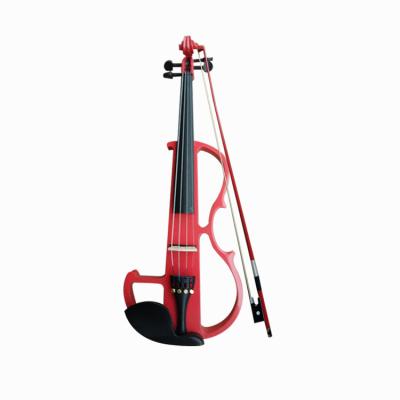 China Basswood High Grade Handmade Electric Violin 4/4 Violin Solid Wood for sale