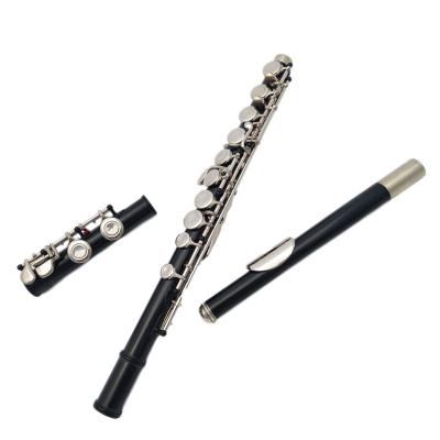 China Professional Flute Closed 16 Hole Flute Woodwind Instrument Nickel Plated For Beginner C Silver Key Flutes for sale