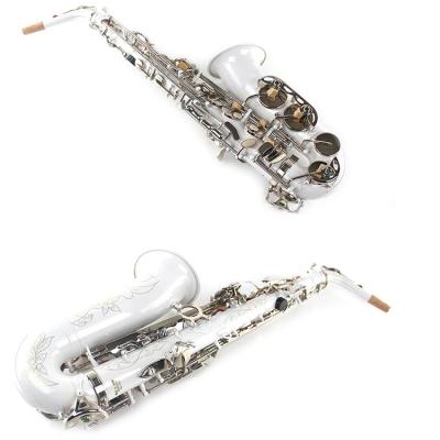 China Wholesale Instrument Saxophone OEM For Nickel Plated Professional High End Flat Tenor E Saxophone Woodwinds for sale