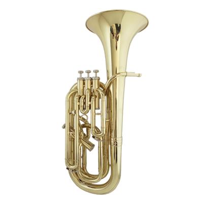 China Gold lacquer brass wind musical instrument euphonium with good price for sale