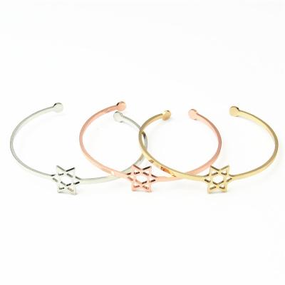 China DAICY six women stainless steel pointed star bracelet cute cheap wholesale stainless steels for sale