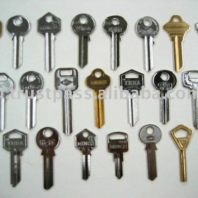 China Solid Brass Blank Key Blank Door Keys Mute Key Master Keys Key Blanks Identical for sale