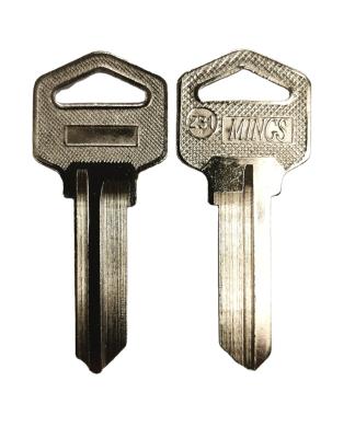 China High Quality Brass Key Blank with Nickel Plated Replacement for Mings Lucky Lock #0231 for sale