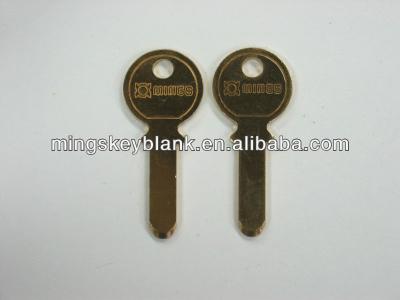 China mute key, car key blank, keys, key blanks, dimple key blank, brass key blank, door key blank, llaves Mings #0126 (KA2) for sale