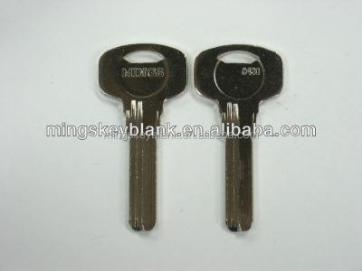 China Nickel plated high quality brass mute key, car key blank, keys, key blanks, dimple key blank, brass key blank, door key blank, llaves for sale