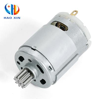 China Totally Enclosed 12v Carbon Brush Small DC Permanent Magnet Micro Electric Pump Motor RS 380 RS 385 for sale