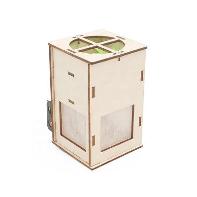 China DIY Project STEM Student Learning Wooden DIY Air Purifier Science Educational Toy for sale