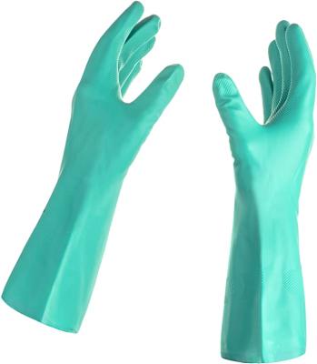 China Household Rubber Latex Waterpoof Nitrile Free Gloves For Cooking Kitchen Bathroom Washing Car for sale