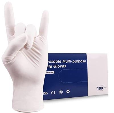 China Powder Free Disposable Latex Nitrile Gloves Review Eco - Friendly Cleaning Houshold Use for sale