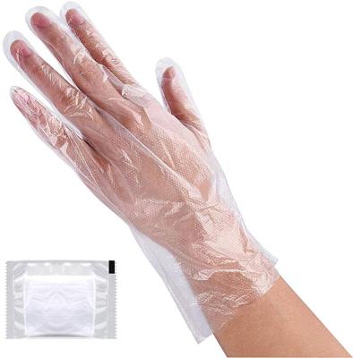 China Disposable Transparent Plastic Household Tape Gloves Eco - Friendly One Size Fits Most For Household Food Handling for sale