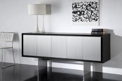 Cina Credenza di legno della luce della mobilia del salone/credenze moderne in vendita