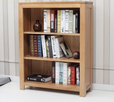 China Eco - Friendly Modern Solid Oak Bookcase / Wooden Bookshelves Sideboard for sale