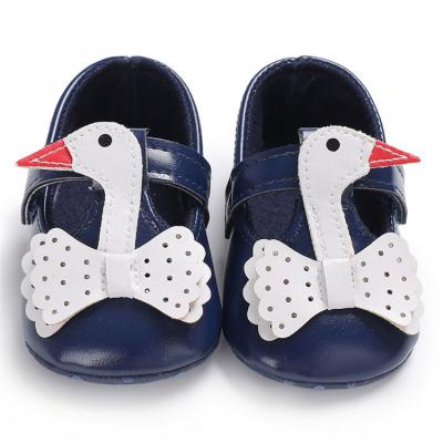 China Wedding party Little swan White girl princess infant Walking shoes Baby shoes for sale