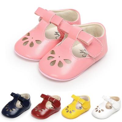 China Amazon hot PU Leather Material Spring&Autumn princess dress Toddler girl baby shoes for sale