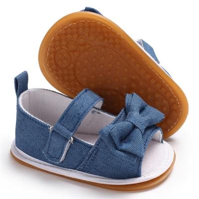 China Free shipping Wholesale Rubber sole Anti-slip Outdoor Newborn toddler infant sandals for sale