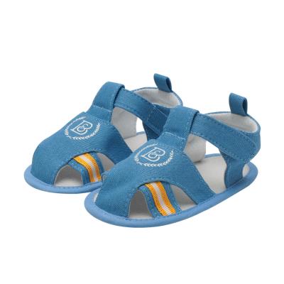 China Summer 2019 hot Canvas shoes soft-sole 0-2 years  boy cool toddler sandals baby boy for sale